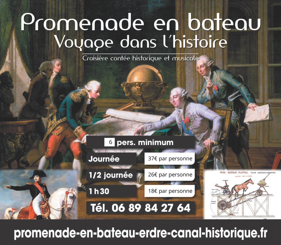 Promenade bateau erdre canal historique 1