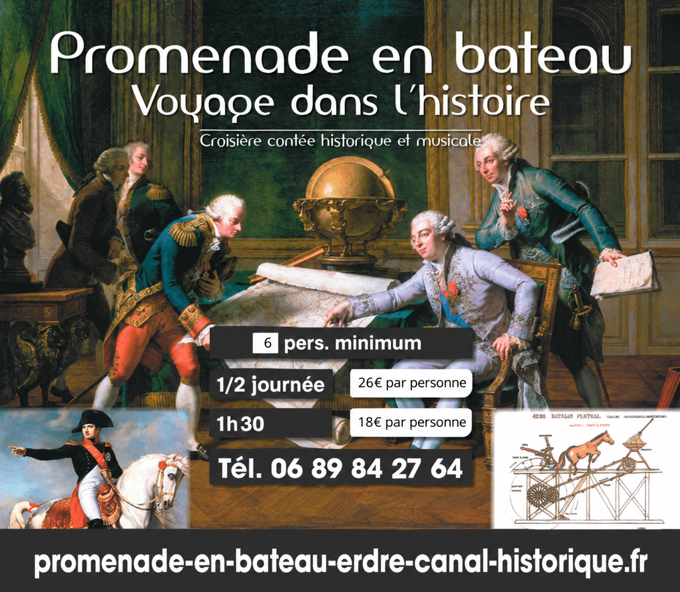Promenade historique en bateau Onorab Promenade bateau erdre canal historique 1
